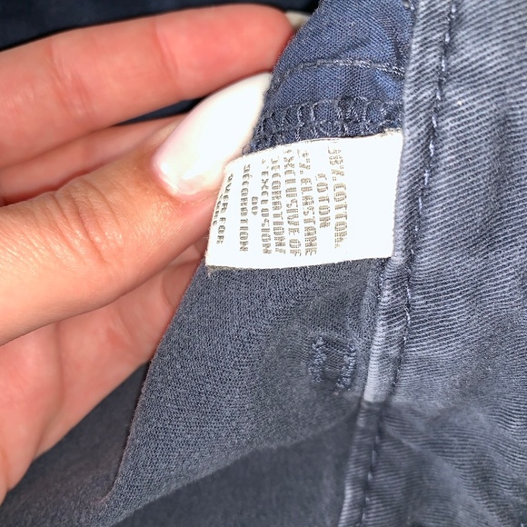 Abercrombie & Fitch Navy Blue Stretch Shorts Size - Picture 3 of 5